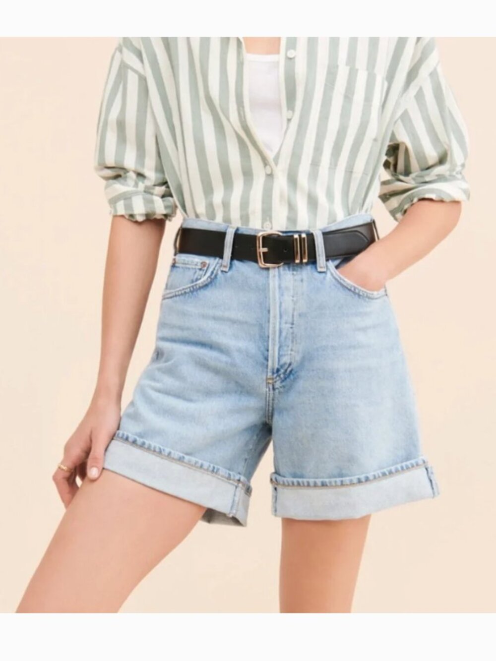 AGOLDE Dame Shorts